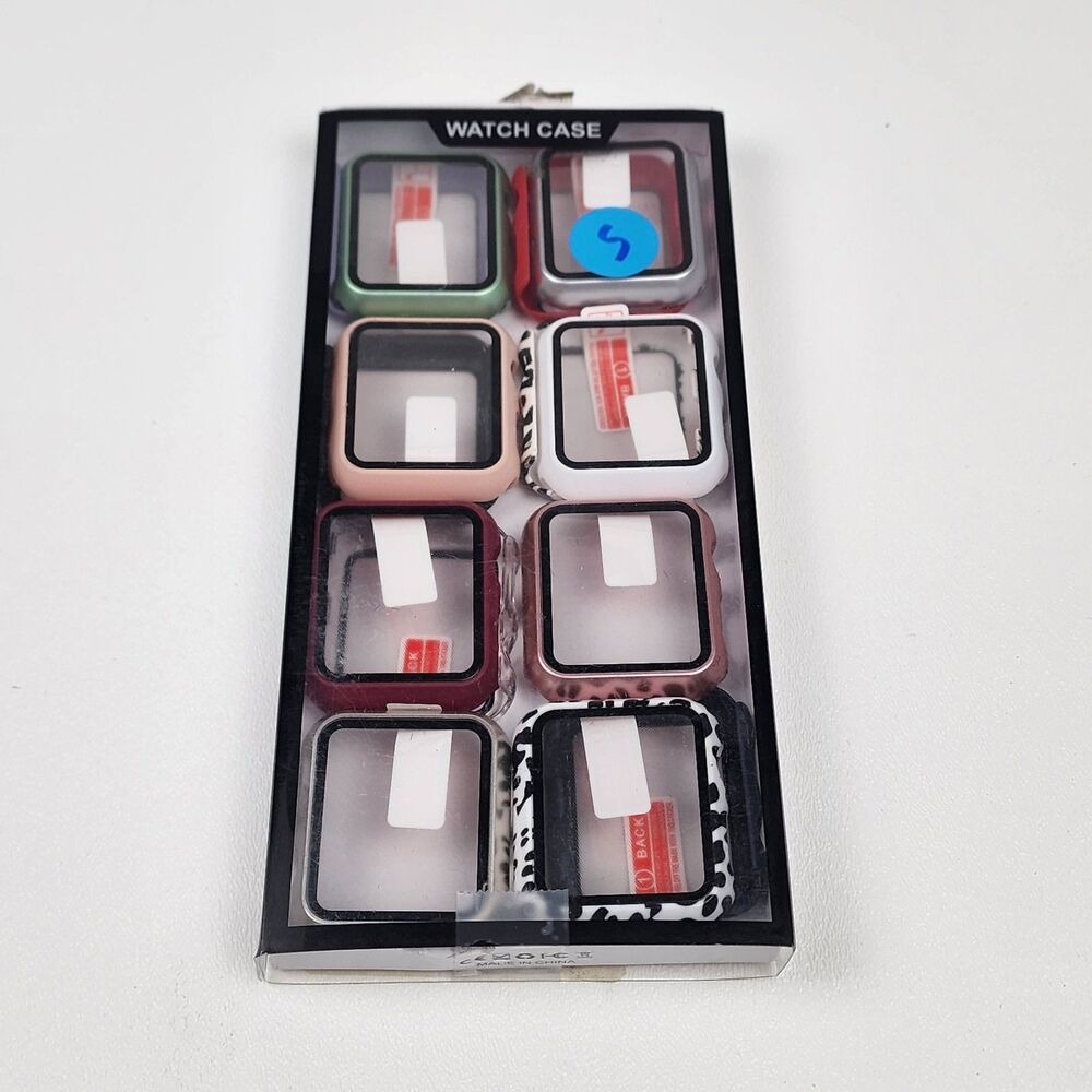 14 Pack Apple Watch Series 3 2 1 - 42mm Case w/ Tempered Glass Screen Protector